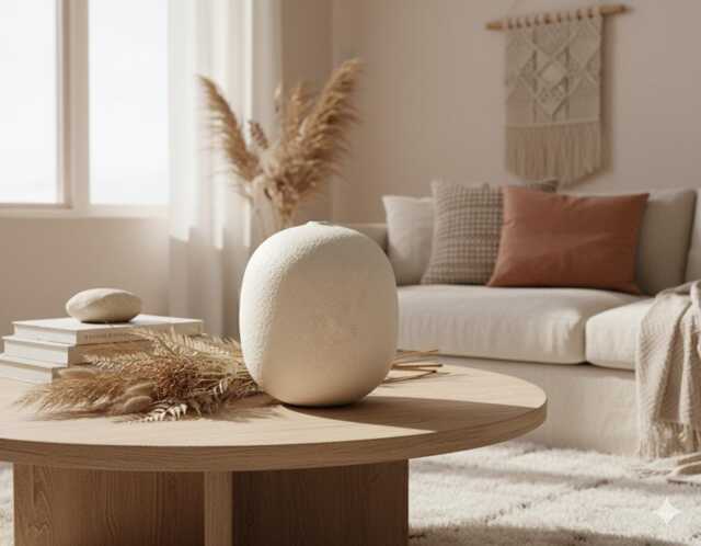 White Matte Sculptural Ceramic Vase Hand-Built Stoneware Art Object Wabi Sabi Japandi Minimalist Vessel - image 1