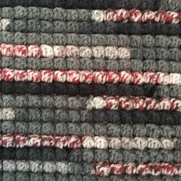 Grey Crochet Rug, Rectangular Handmade Washable Rug For Living Room Or Bedroom - thumbnail 4