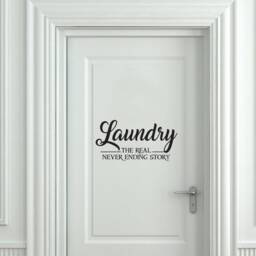 Laundry Room Wall Decal The Real Never Ending Story - thumbnail 3