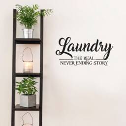 Laundry Room Wall Decal The Real Never Ending Story - thumbnail 2