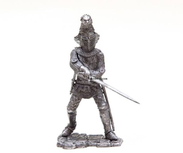 Tin 54mm France. Louis De Nevers, Count Of Flanders. 14 Century 132 Scale - image 1