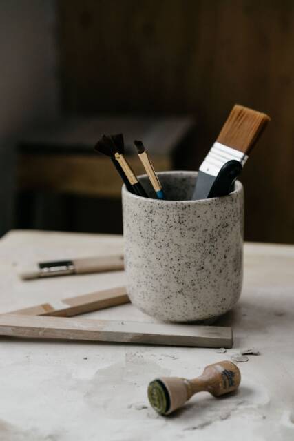 Desk Accessory Or Plant Pot - Speckles Handmade Ceramics - image 1