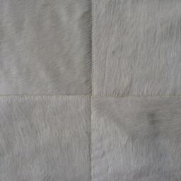"Cowhide Patchwork Rug. White Amazing Design 5.2 Ft X 6.6 Ft 8 " - thumbnail 2