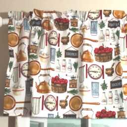 Farmhouse Kitchen Valance ~ 42 Inches Wide - thumbnail 2