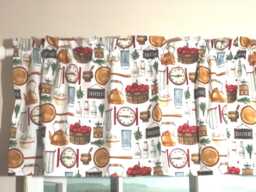 Farmhouse Kitchen Valance ~ 42 Inches Wide - thumbnail 1