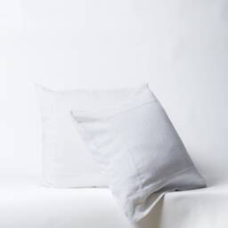 Set Of 2 Washed Linen Pillow Covers European Flax, Envelope Closure - thumbnail 2