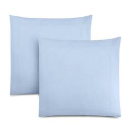Set Of 2 Washed Linen Pillow Covers European Flax, Envelope Closure - thumbnail 4