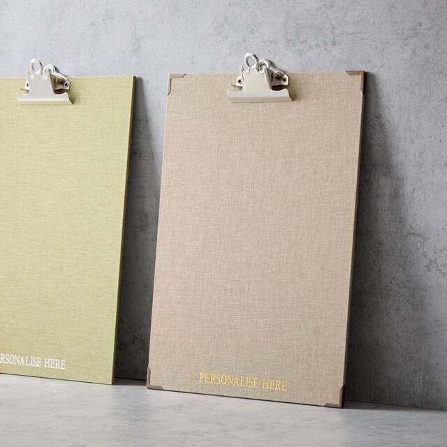 Personalised Fabric Clipboards - image 1