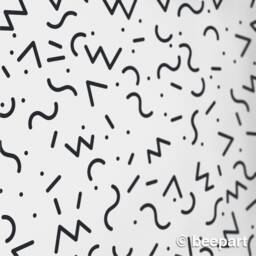 80S Style Wall Decals Retro Memphis Group Pattern Set - thumbnail 2
