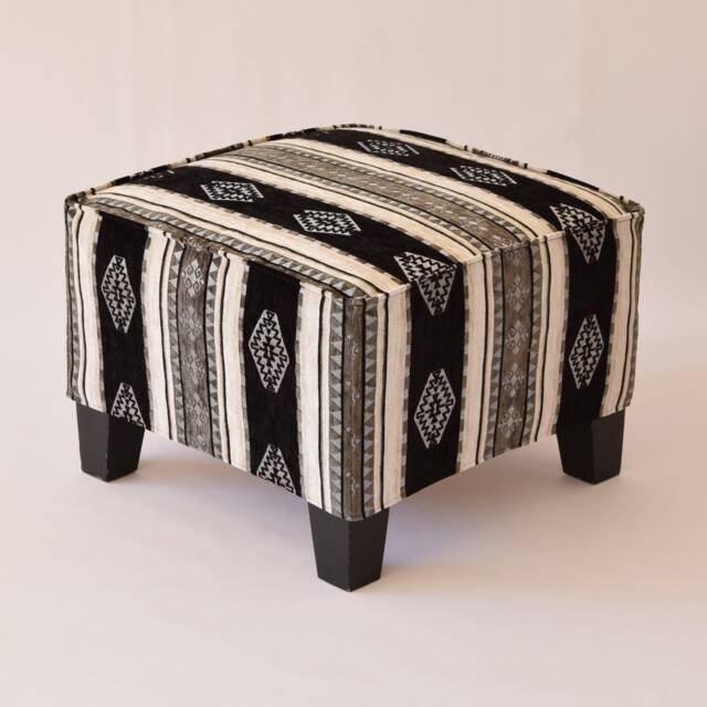 Ekenas Ottoman Cover F16 Tribal Bohemian Kilim Rug Ottoman Footstool Cover Tabouret Couverture Fu??hocker Abdeckung - image 1