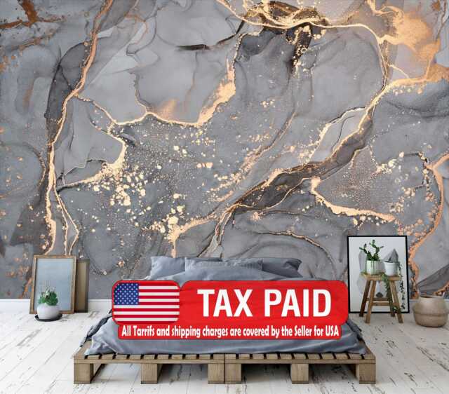 Alcohol Ink Wallpaper Mural, Translucent Colors, Peel & Stick Wall Decal - image 1