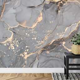 Alcohol Ink Wallpaper Mural, Translucent Colors, Peel & Stick Wall Decal - thumbnail 3