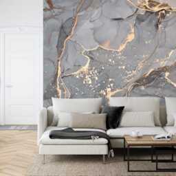 Alcohol Ink Wallpaper Mural, Translucent Colors, Peel & Stick Wall Decal - thumbnail 2