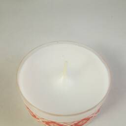 Aztec Candles, White Tealights, Large Xmas Tea Lights, Washi Festive Christmas Candles - thumbnail 3