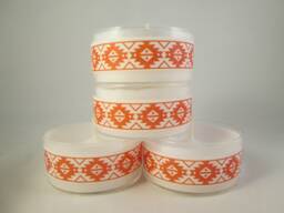 Aztec Candles, White Tealights, Large Xmas Tea Lights, Washi Festive Christmas Candles - thumbnail 1