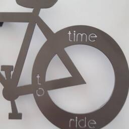 Bike Clock. Metal Decor. Wall Bike. Birthday Gift. Christmas Decor - thumbnail 3