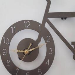 Bike Clock. Metal Decor. Wall Bike. Birthday Gift. Christmas Decor - thumbnail 2