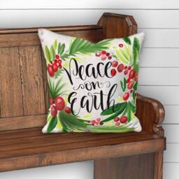 Peace On Earth -- Christmas Pillow Holiday Art - 153 - thumbnail 2