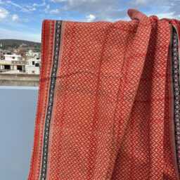 Boho Vintage Patchwork Kantha Quilt Reversible Block Print Cotton Handmade Throw Blanket - thumbnail 3