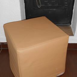 Faux Leather Cover For Solsta P??llbo Stool From Ikea - thumbnail 2