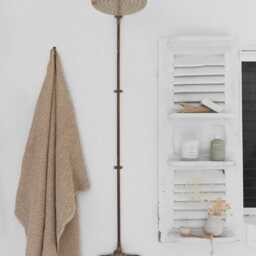 Beige Linen Waffle Towel Set - Quick Dry Towels For Face, Hand, Body Soft Natural Bath Minimalist Neutral Spa Gift Her Or Him - thumbnail 2