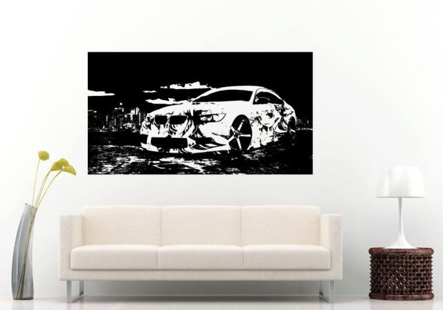 Import Car Street Racing Racer German Vehicle Sport Tuning Anime On Sides Wall Decal Vinyl Sticker Mural Room Decor L750 - image 1