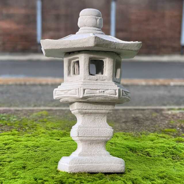 Japanese Pagoda Statue Concrete Lantern Figurine Stone Sculpture Zen Garden Ornament Pagoda Lover Gift Front Door Decoration - image 1