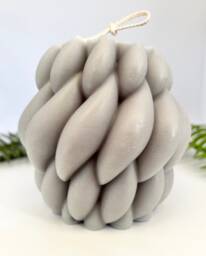 Scented Soy Candle, Braid Style Knot Fragranced Cotton Wick Candles, Premium Fragranced Candles. Xl Centrepiece Candle