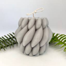 Scented Soy Candle, Braid Style Knot Fragranced Cotton Wick Candles, Premium Fragranced Candles. Xl Centrepiece Candle - thumbnail 3
