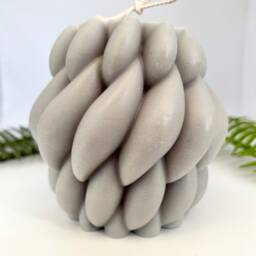 Scented Soy Candle, Braid Style Knot Fragranced Cotton Wick Candles, Premium Fragranced Candles. Xl Centrepiece Candle - thumbnail 2