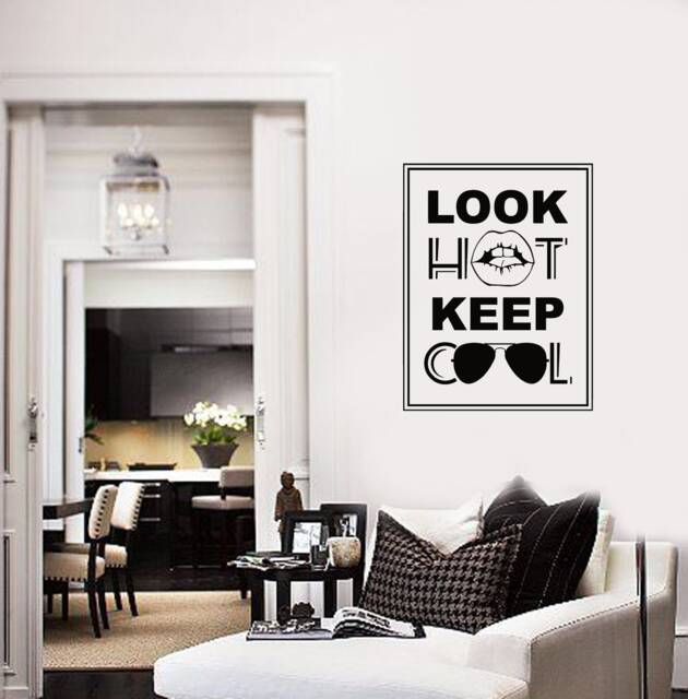 Female Quote Vinyl Wall Decal Beauty Salon Decoration Idea Window Stickers Mural - #2761Di - image 1