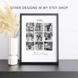 Photo Frame For Best Friend, Personalised Friend Picture Print, Valentines Gifts Her, Birthday Gift, Custom Gift With - thumbnail 3