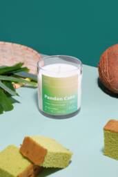 Pandan Cake Soy Wax Candle - Coconut Cream Scented