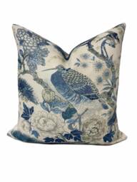 Scalamandre Shengyang Porcelain Cushion Cover Pillow Double Sided