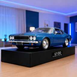 Chevrolet Camaro Z28 Car Alarm Clock - Realistic Engine Sound, Handmade, Enthusiast Gift - thumbnail 2