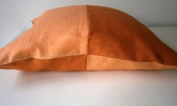 Linen Cushion Cover 2 Oranges - thumbnail 1
