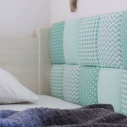 Nursery Tiles Decor, Protective Wall Pillows, Decorative Headboard, Kids Bedding, Tiles, Blue Mix, Baby Boy Blue, Christmas Gifts - thumbnail 3