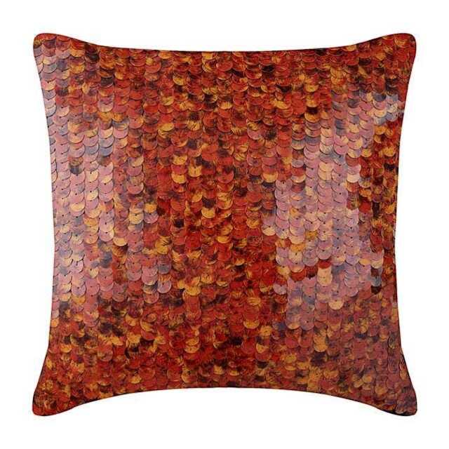 "Decorative Red Sofa Pillow 16""x16" - image 1