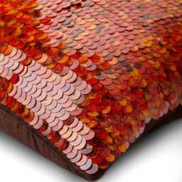 "Decorative Red Sofa Pillow 16""x16" - thumbnail 2