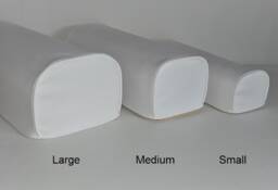 White Pair Faux Leather Classic Style Antimacassar Sofa Chair Arm Cap Protectors