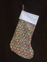 Peppermint Candy Christmas Stocking - thumbnail 1