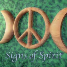 Triple Moon Peace Symbol-Celtic Goddess-Wiccan Pagan Sign Wall Hanging - thumbnail 2
