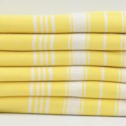 "Bright Yellow Towel, Turkish Towel, 40""x70" - thumbnail 3