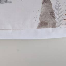 Christmas Skiing Village Trees Cushion Cover 16 - thumbnail 2
