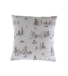 Christmas Skiing Village Trees Cushion Cover 16 - thumbnail 1