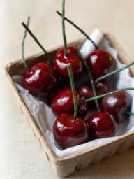 Cherry Birthday Cake Candles Handmade Soy Wax Party Toppers - Wedding Decor - thumbnail 1