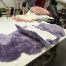 Oyster Cream Sheepskin Genuine Rug Double. Luxury Fleeces, Create Hygge - thumbnail 3