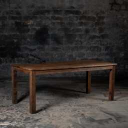 Handcrafted Reclaimed Wood Dining Table Rustic Farmhouse Kitchen Table - thumbnail 1