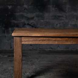 Handcrafted Reclaimed Wood Dining Table Rustic Farmhouse Kitchen Table - thumbnail 3