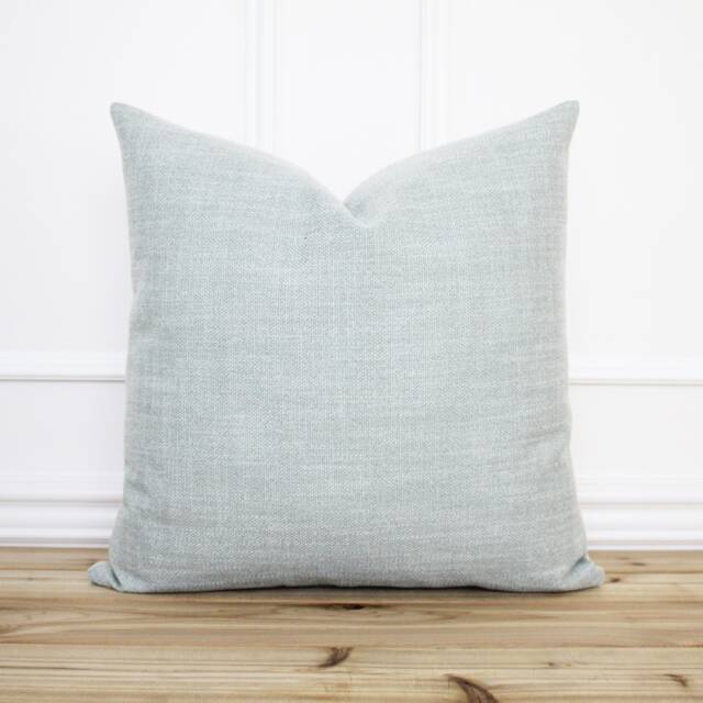 Seafoam Green Pillow Cover 20 X Textured Woven Decorative Throw 16 26 - Marina - image 1